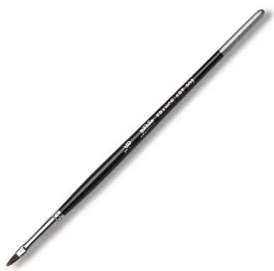 PEBEO FIRÇA 202 SERİSİ KEDİ DİLİ SİYAH SENTETİK KIL KISA SAP NO:1/8 202 1/8