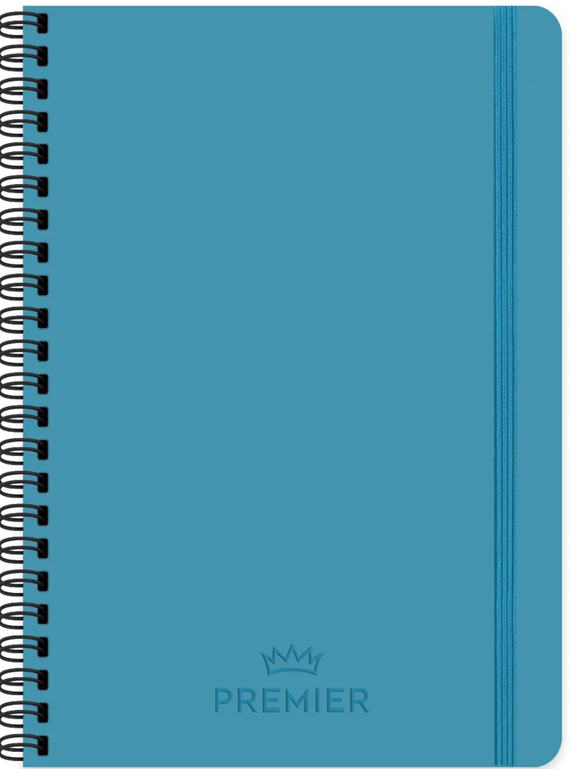 KESKİN DEFTER PREMİER MAVİ 17x24 SPİRALLİ 100 YP. KARELİ 410671
