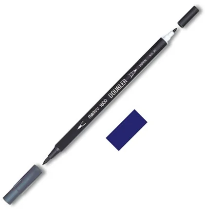 MARVY FIRÇA KALEM BRUSH PEN ÇİFT UÇLU 1800-086 AFRTCANVIOL