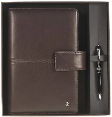 SCRIKSS AJANDA DR 3201-2 SOFT DERİ MEDIUM KAHVERENGİ KUTULU