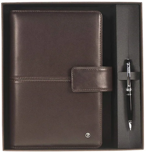 SCRIKSS AJANDA DR 3201-2 SOFT DERİ MEDIUM KAHVERENGİ KUTULU