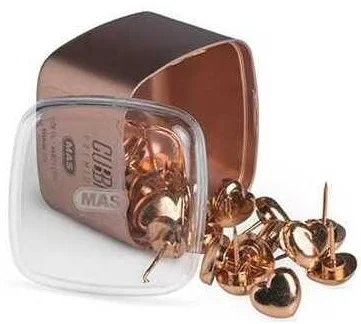 MAS HARİTA ÇİVİSİ CUBBİE PREM KALP ROSEGOLD 1318