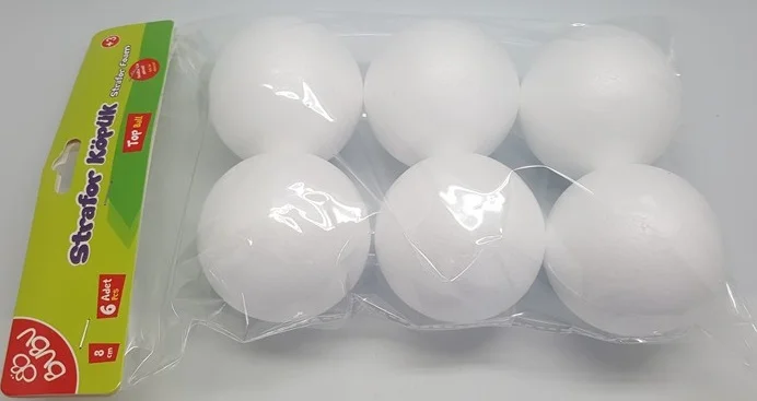 BU-BU STRAFOR KÖPÜK TOP 8CM 6'LI BUBU-KP0005
