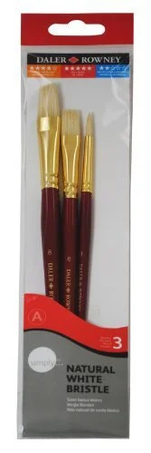 DALER ROWNEY FIRÇA SIMPLY SERİSİ BRISTEL KISA SAP 3 LÜ NO:2 216940301