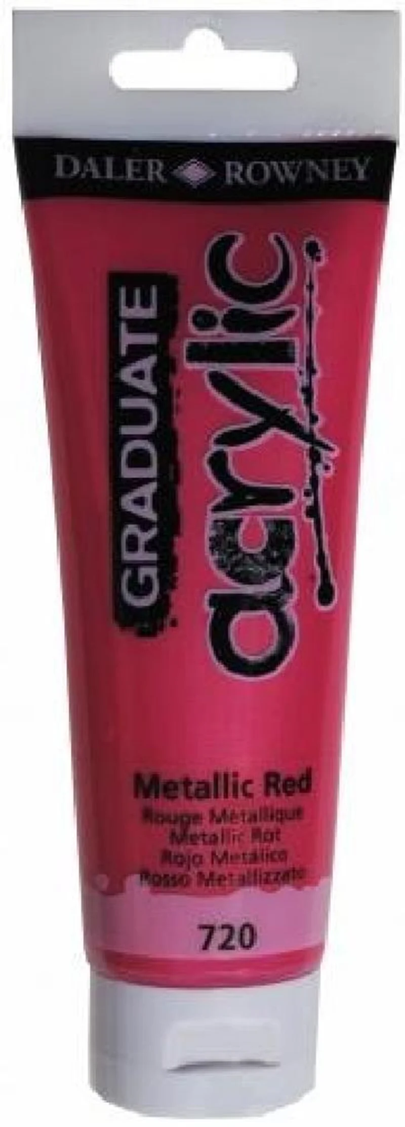 DALER ROWNEY AKRİLİK BOYA GRADUATE SERİSİ 120 ML METALIC RED 123120720