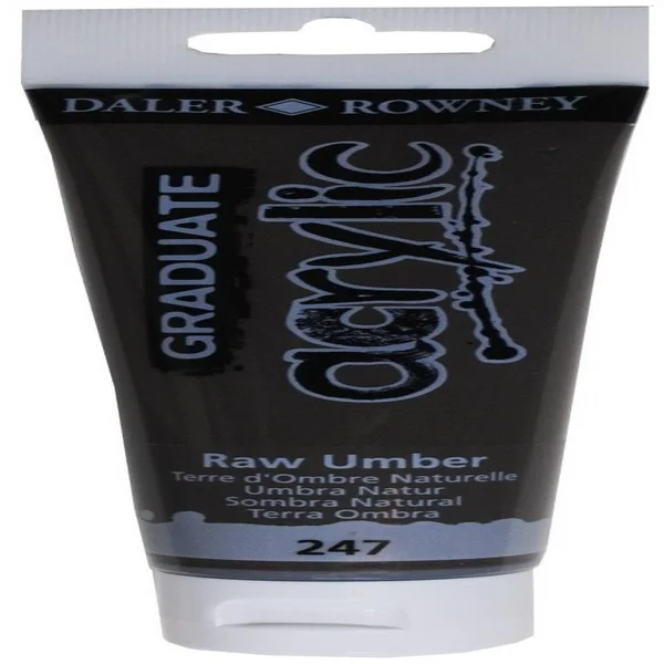 DALER ROWNEY AKRİLİK BOYA GRADUATE SERİSİ 120 ML RAW UMBER 123120247