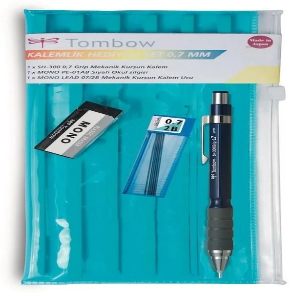 TOMBOW VERSATİL KALEM SH-300 GRIP OKUL SETİ KALEMLİKLİ 0.7 LACİVERT T-SH-GR44 R7.K1