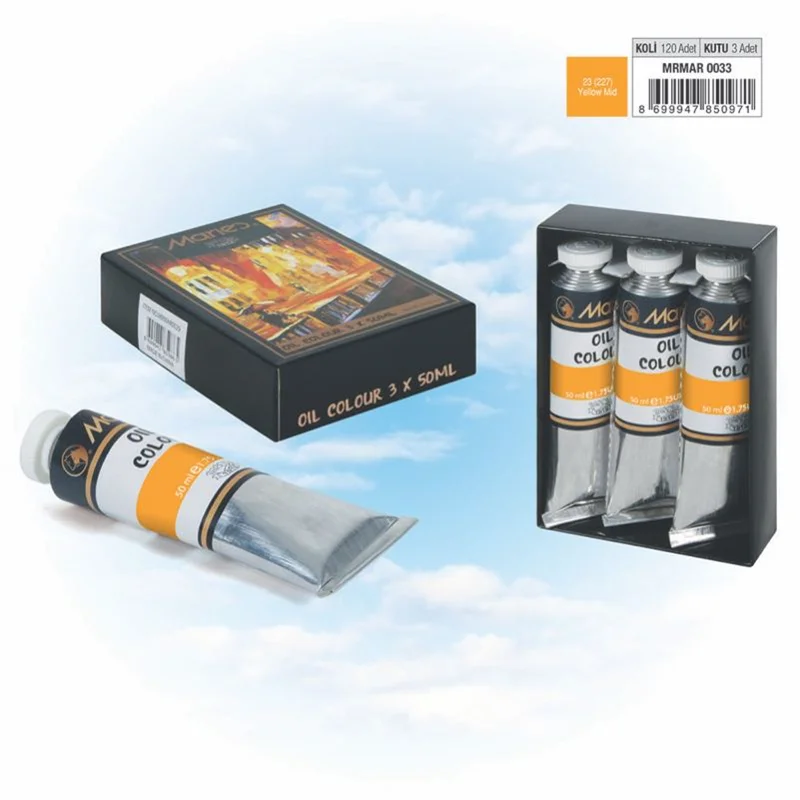 MARIES YAĞLI BOYA 50 ML E1384-23*227 YELLOW MID
