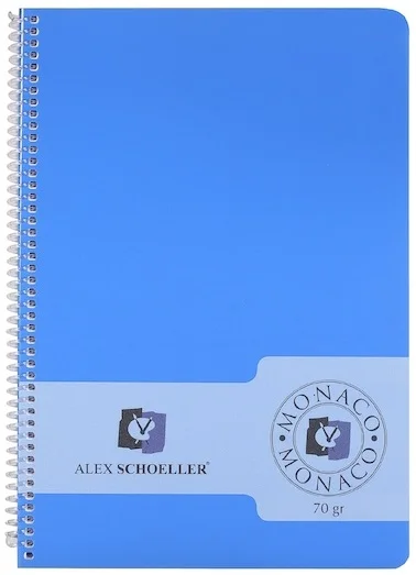 ALEX DEFTER A4 PP KAPAK SPİRALLİ 80 YP ÇİZGİLİ  ALX-416