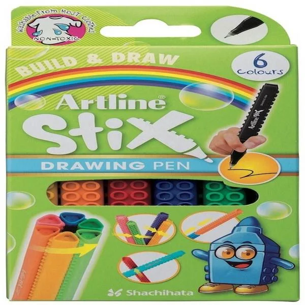 ARTLINE ÇİZİM KALEMİ STIX DRAWING PEN SET 6 RENK A-ETX-200.6WK