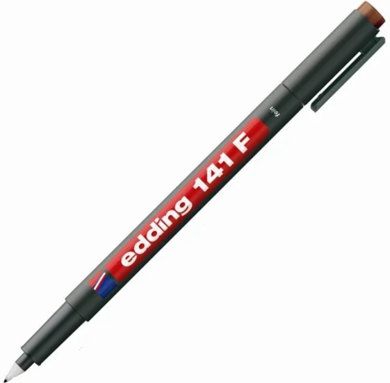 EDDING ASETAT KALEMİ E-141F KAHVERENGİ