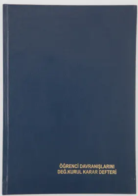 DİLMAN ÖĞRENCİ DAVRANIŞLARI DEĞEĞLENDİRME KURUL KARAR DEFTERİ CİLTLİ 22x32 96 YP 5312