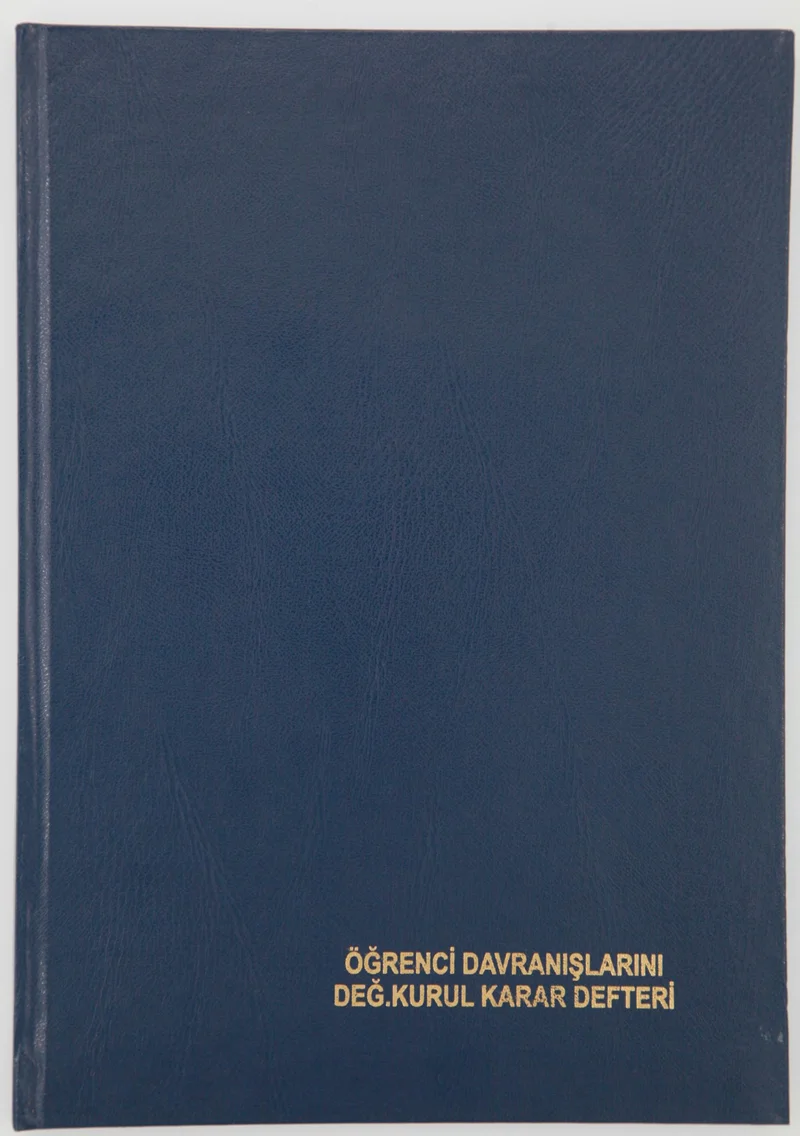DİLMAN ÖĞRENCİ DAVRANIŞLARI DEĞEĞLENDİRME KURUL KARAR DEFTERİ CİLTLİ 22x32 96 YP 5312