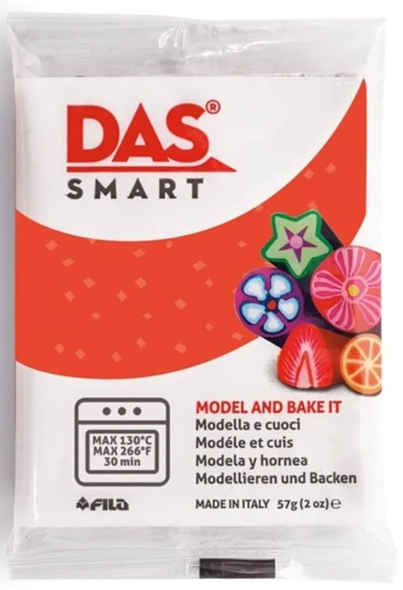 DAS SERAMİK KİLİ SMART 57 GR RED GLITTER 321302