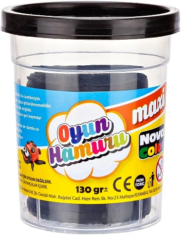 NOVA COLOR OYUN HAMURU 100 GR SİYAH NC-4148