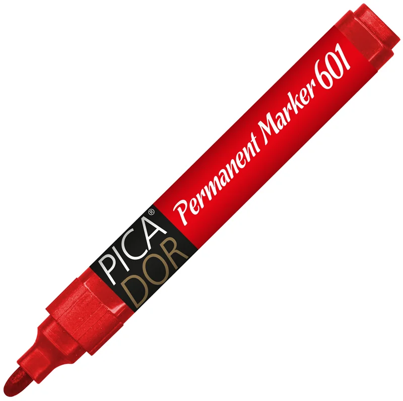 PICADOR PERMANENT MARKER 601 YUVARLAK UÇ KIRMIZI
