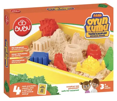 BU-BU KUM BÜYÜK HAVUZLU TARİHİ KALIPLAR 1000 GR.  BUBU-KU0052