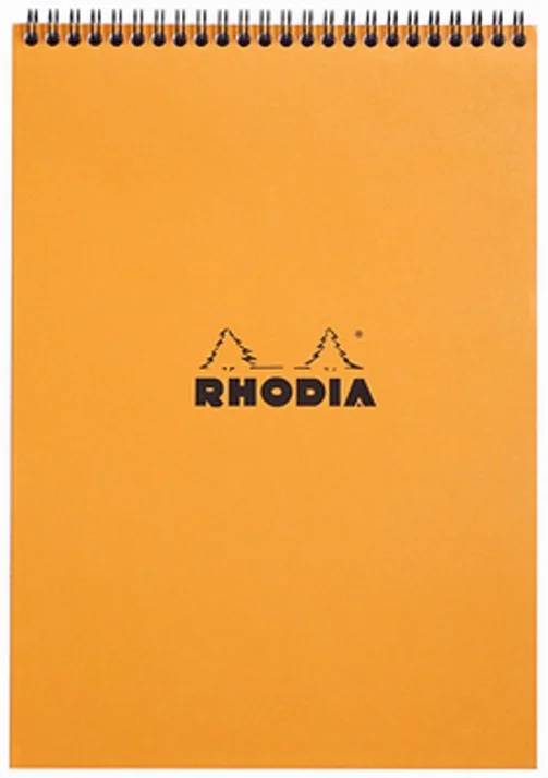 RHODIA BLOKNOT BASIC SPİRALLİ A4 80 GR 80 YP KARELİ TURUNCU RA18500