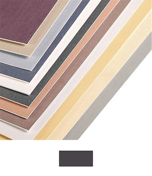 CLAIREFONTAINE PASTEL BOYA KARTONU PASTEL MAT 50x70 360 GR ANTHRACITE 5 Lİ PAKET PM96009