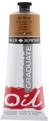 DALER ROWNEY YAĞLI BOYA GRADUATE GRAD SERİSİ 200 ML RAW SIENNA 117200667