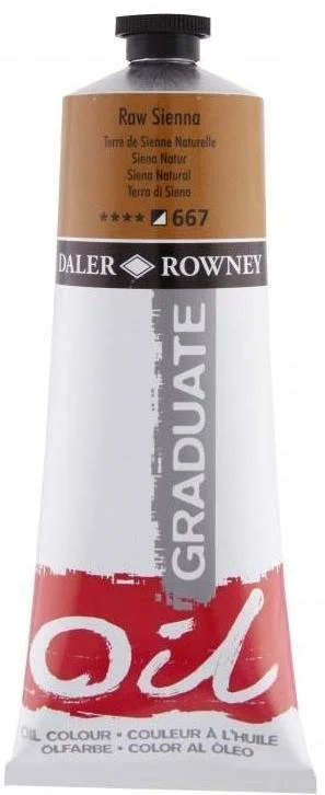 DALER ROWNEY YAĞLI BOYA GRADUATE GRAD SERİSİ 200 ML RAW SIENNA 117200667