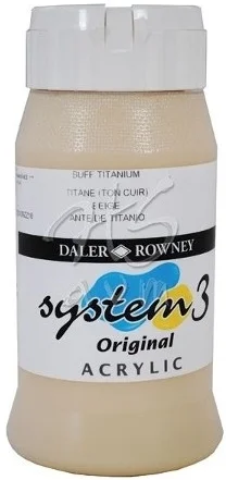 DALER ROWNEY AKRİLİK BOYA GRADUATE SERİSİ 500 ML BUFF TITANIUM 123500024