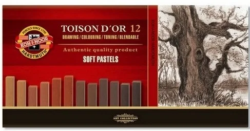 KOHINOOR SET ARTİSTS DRY CHALKS BROW 8592-012002BR