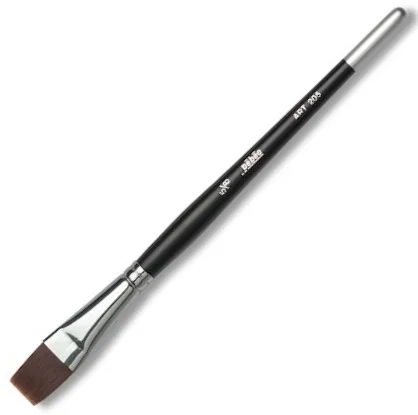 PEBEO FIRÇA 205 SERİSİ DÜZ KESİK SİYAH SENTETİK KIL KISA SAP NO:5/8 205 5/8