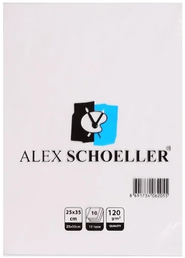 ALEX RESİM KAĞIDI 25x35 120 GR 20 Lİ ALX-787
