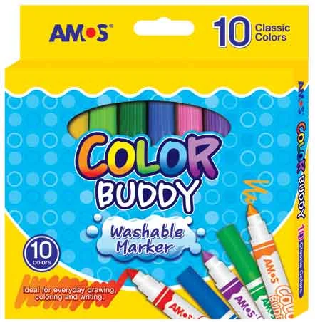 AMOS KEÇELİ KALEM BUDDY M 10 LU CM10P-M