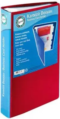 SERVE KARTVİZİT ALBÜMÜ 240 KRALİÇE KIRMIZI SV-6024-KRM
