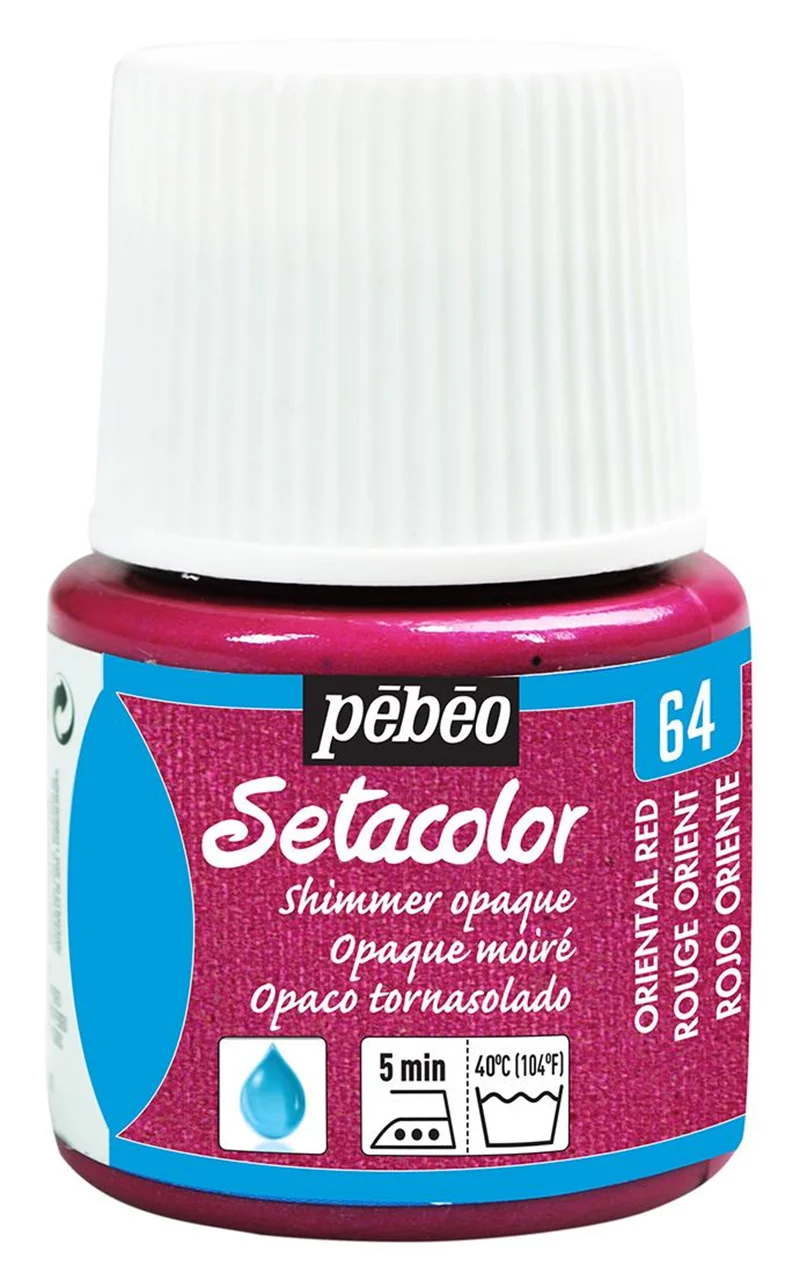 PEBEO KUMAŞ BOYASI SETACOLOR OPAQUE 45 ML 295*64 YD ROUGE D'ORIENT MOIRE