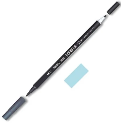 MARVY FIRÇA KALEM BRUSH PEN ÇİFT UÇLU 1800-074 AQUAMARTNE
