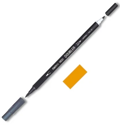 MARVY FIRÇA KALEM BRUSH PEN ÇİFT UÇLU 1800-013 OCHRE