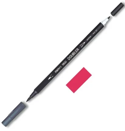 MARVY FIRÇA KALEM BRUSH PEN ÇİFT UÇLU 1800-065 CHERRY