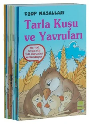 EMA ÇOCUK - EZOP MASALLARI 1 ve 2. SINIF BÜYÜK BOY 10 KİTAP