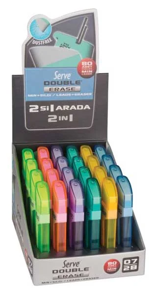 SERVE MİN + SİLGİ DOUBLE 0.7 STAND 24 LÜ SV-DSM 07-24