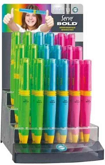 SERVE VERSATİL KALEM BOLD 1.3 STAND 36 LI SV-BOLD-13-36