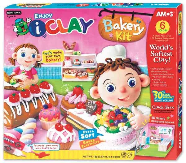 AMOS PROJE HAMURU İ-CLAY PASTA USTASI SETİ IC6BK