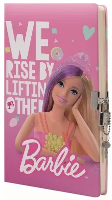 GIPTA HATIRA DEFTERİ BARBIE 14x20 KİLİTLİ 96 YP. 3432