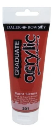 DALER ROWNEY AKRİLİK BOYA GRADUATE SERİSİ 120 ML BURNT SIENNA 123120201