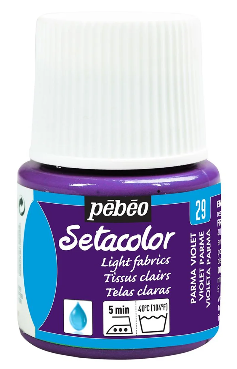 PEBEO KUMAŞ BOYASI SETACOLOR TRANSPARENT 45 ML 329*29 VIOLRT DE PARME