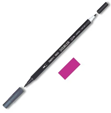 MARVY FIRÇA KALEM BRUSH PEN ÇİFT UÇLU 1800-020 MAGENTA