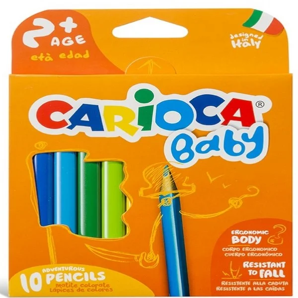 CARIOCA KURU BOYA ÜÇGEN JUMBO 10 LU 42819