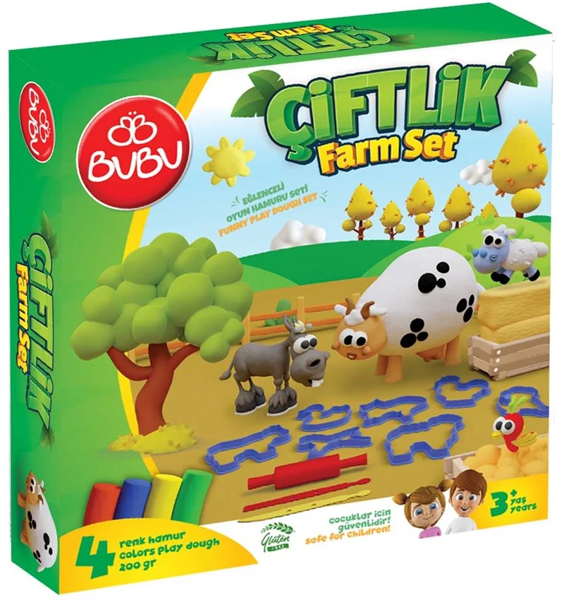 BU-BU OYUN HAMURU SETİ ÇİFTLİK (M) BUBU-OH0017