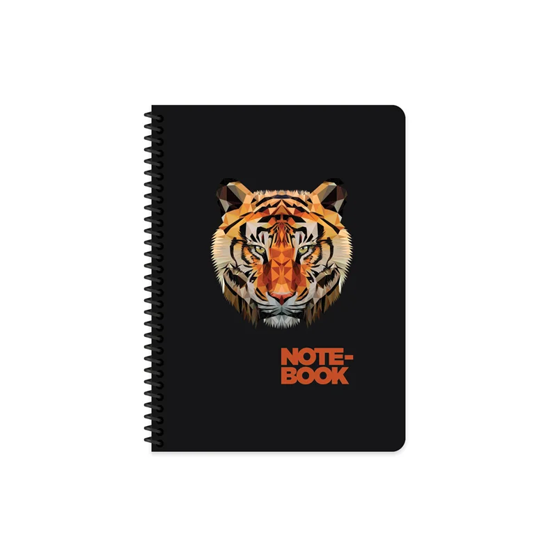 KESKİN DEFTER JUNGLE 16,5x22,5 KARTON KAPAK SPİRALLİ 80 YP. KARELİ 385742