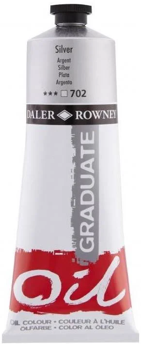 DALER ROWNEY YAĞLI BOYA GRADUATE GRAD SERİSİ 200 ML SILVER 117200702