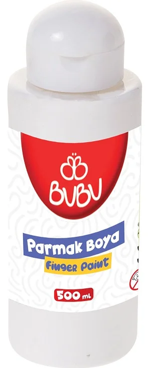 BU-BU PARMAK BOYA 500 GR. BEYAZ BUBU-PAR006