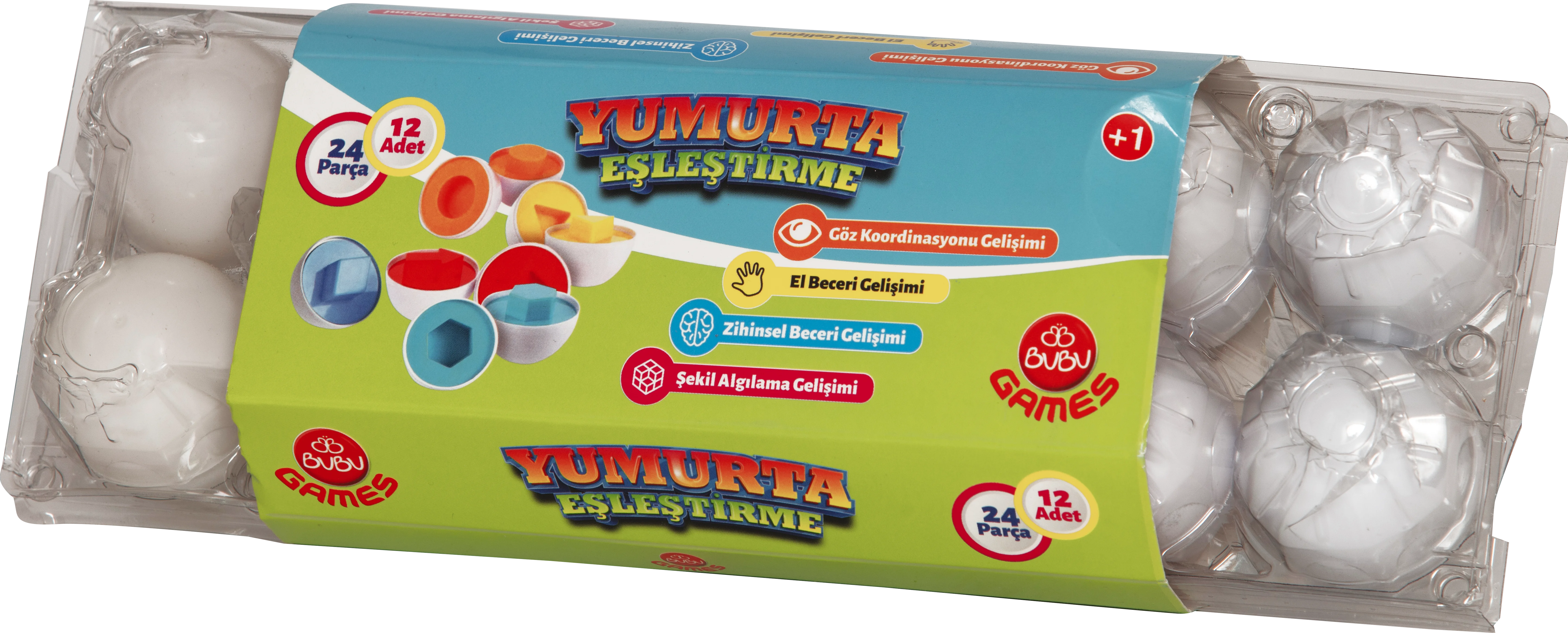 BU-BU GAMES YUMURTA EŞLEŞTİRME 12 PARÇA BUBU-GM0067