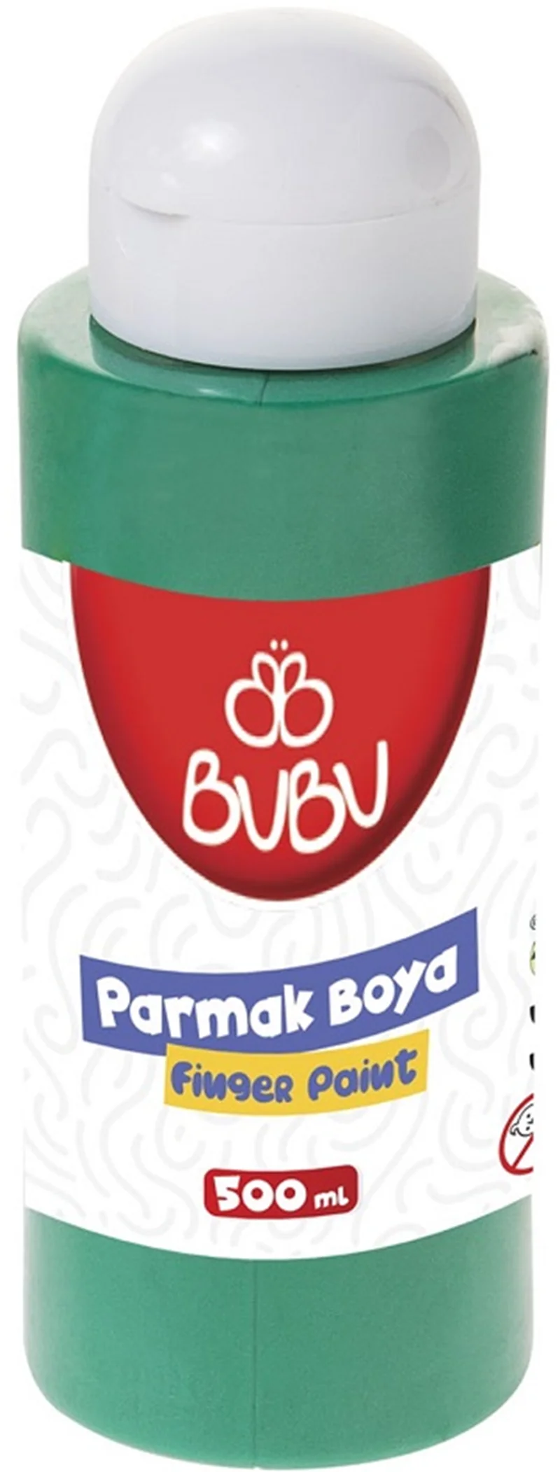 BU-BU PARMAK BOYA 500 GR. YEŞİL BUBU-PAR005